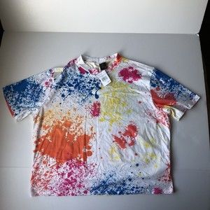 Paint splatter Pajama Top Size 3X
